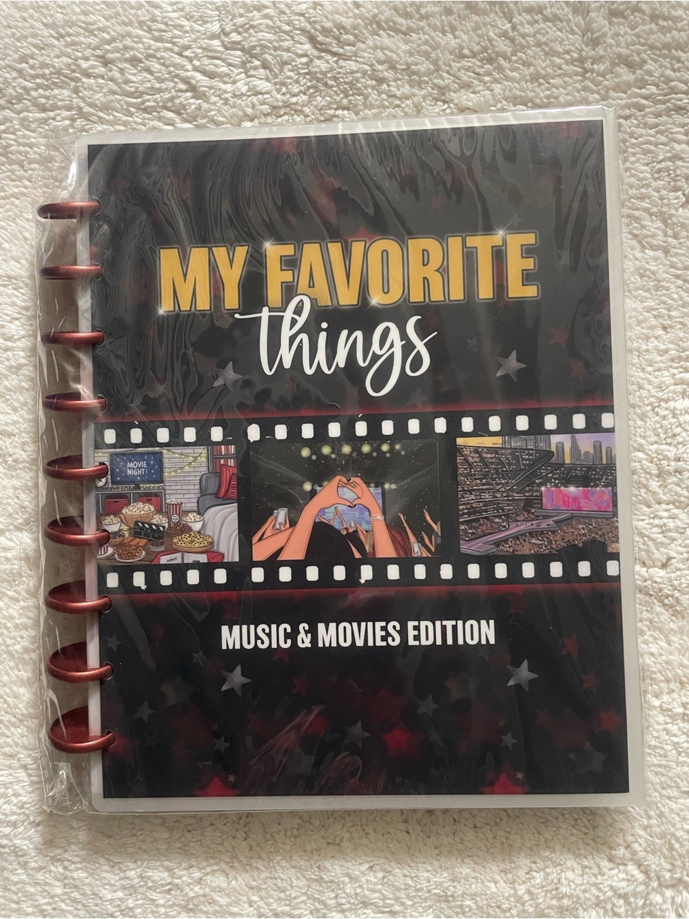 NWT Shop Rongrong DeVoe My Favorite Things Journal Music Movies Edition